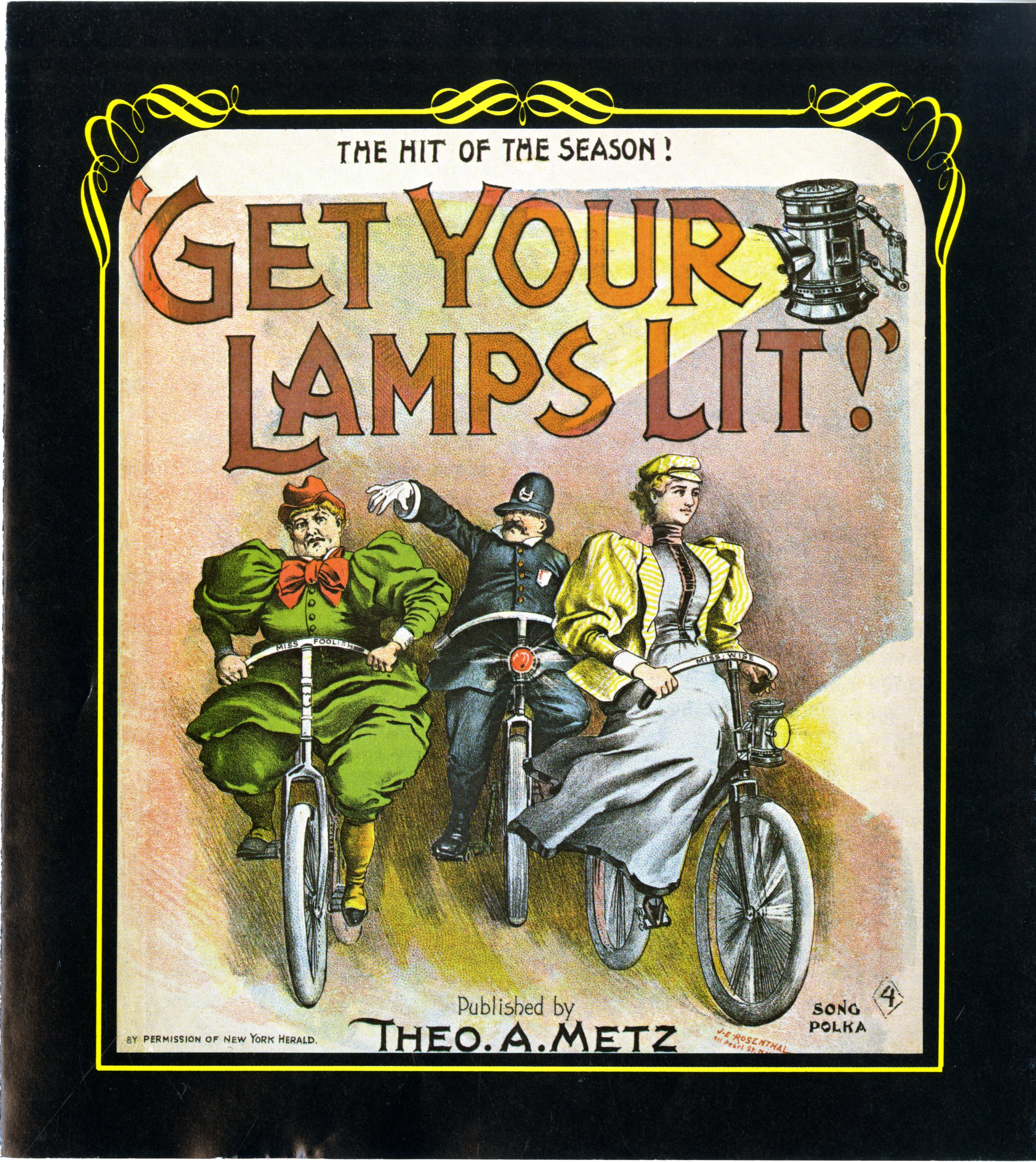 Get Your Lamps Lit! Advertisement for book publication by Lester Levy ·  Grace Notes in American History · Johns Hopkins University