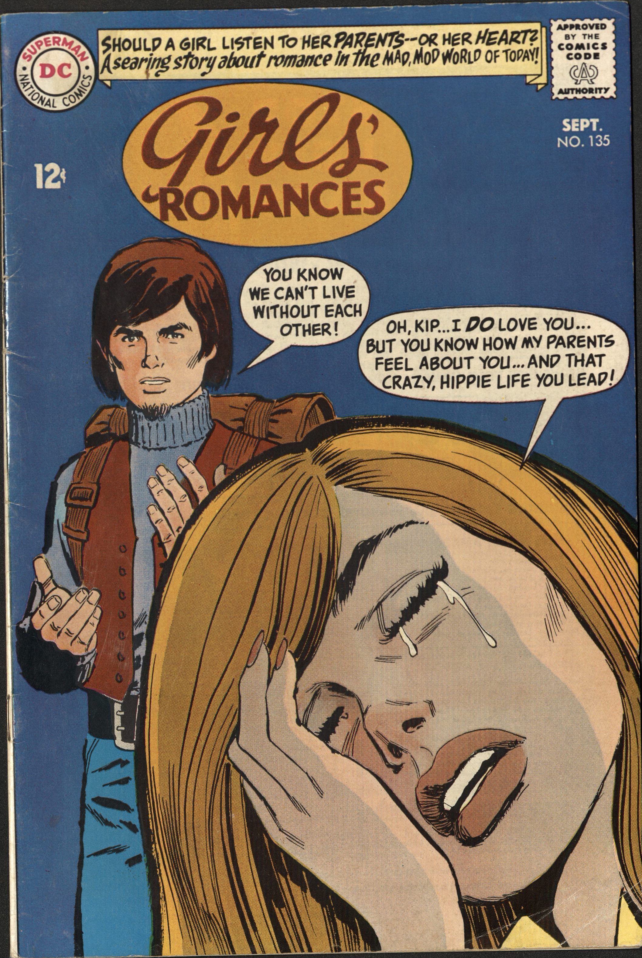 Girls Romances No 135 Dc Comics 1968 · Romancing The Comic Book · Johns Hopkins University 1929